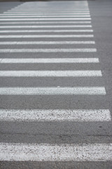 Obraz premium road transition. Pedestrian safety