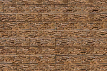 background with brown stone tiles closeup