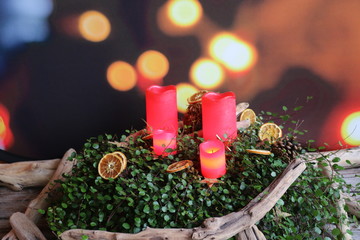 Kerzen Weihnachtsschmuck