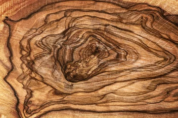 Gordijnen Close up of olive wood © dziewul