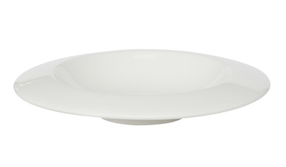 white plate isolated on white background