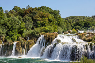 Waterfall, Croatia, Krka National park lake