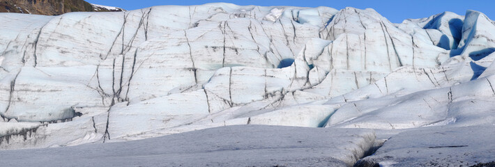 panorama glacier at Iceland
