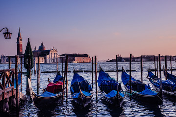Obraz na płótnie Canvas Sunset in Venice