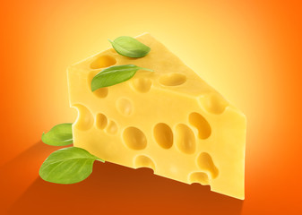 Piece of cheese 