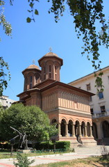 Fototapeta na wymiar Kretzulescu Church, Bucharest, Romania