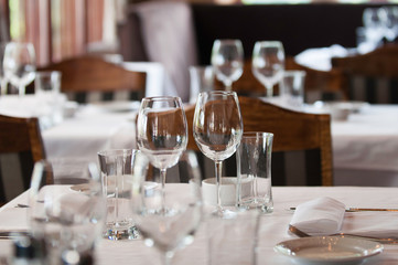 Detail from a fine restaurant