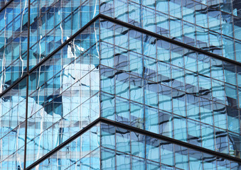 Plakat abstract architecture of a modern building