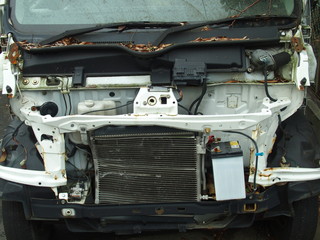 廃車の軽トラック