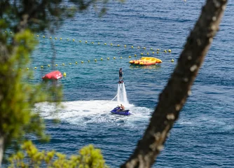 Foto op Canvas Monaco - SEPTEMBER, 2016. Fly board watershow © milanvachal