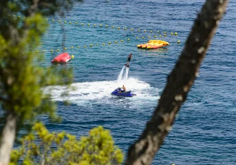 Papier Peint photo Lavable Sports nautique Monaco - SEPTEMBRE 2016. Fly board watershow