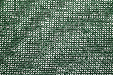 fabric texture. coarse canvas background - closeup pattern. green dark