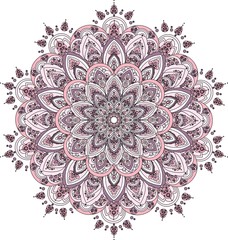 Decorative vintage vector ornament. Ornate mandala