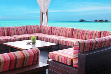 table  at summer terrace