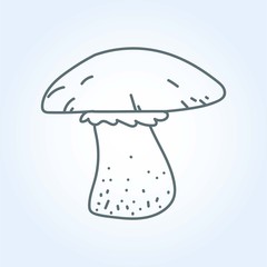 mushroom icon vector