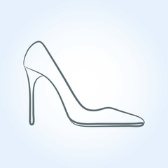 women shoes vector