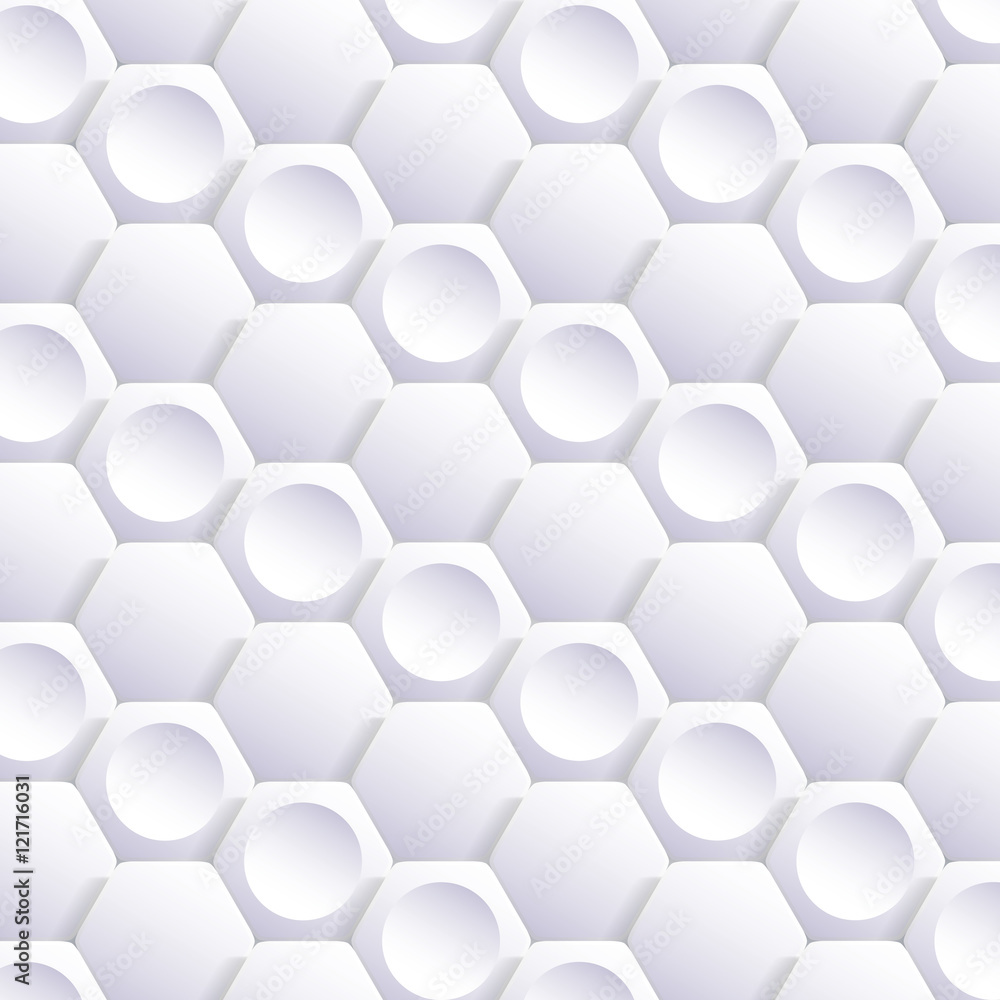 Poster abstract hexagonal mosaic background