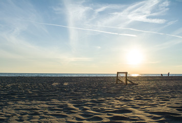 Football on the sand