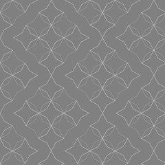 Flower abstract gray pattern