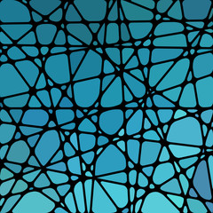 Naklejka premium abstract vector stained-glass mosaic background