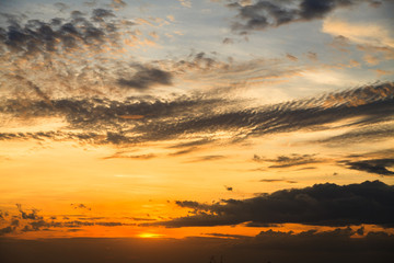 The color of twilight sky