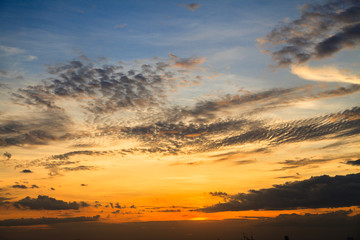 The color of twilight sky
