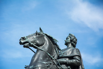 Fototapeta na wymiar The Bronze Horseman, St. Petersburg