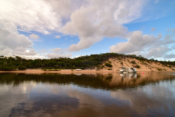 Cloud reflections on Endeavour River
