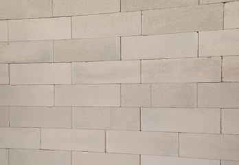 White lightweight concrete block ,background