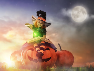 little witch outdoors