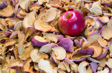 Ripe Apple and dried fruit