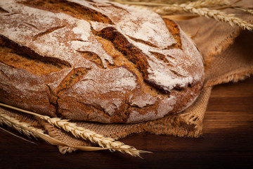 Bread. Selective focus.