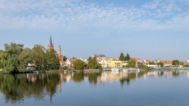 blick auf werder in brandenburg