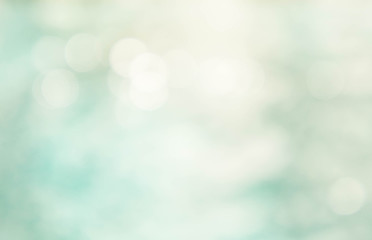 Texture bokeh style , summer bokeh blue wave blur style backgrou