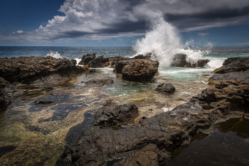 Coastal dump-site Kauai, Hawaii