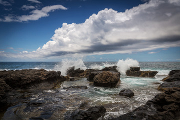 Coastal dump-site Kauai, Hawaii