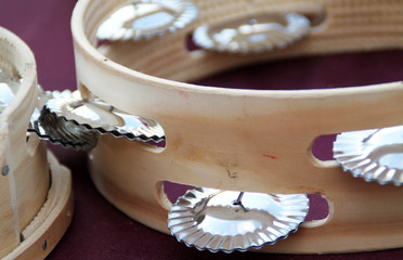 typical tambourine of Galicia