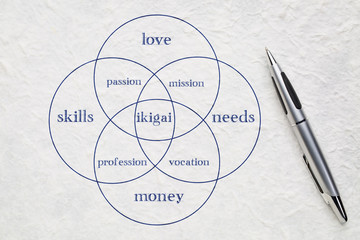 ikigai concept - a reason for being