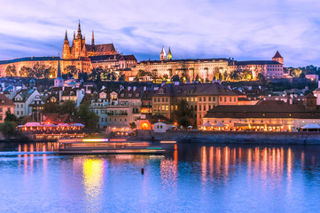 Fototapeta na wymiar The Stunnning Panorama, Prague, Czech Republic