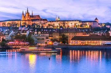 Fotobehang The Stunnning Panorama, Prague, Czech Republic © pfeifferv