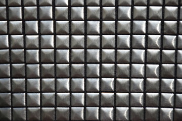 Quadratische silberne Metallnieten
