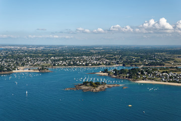 Fototapeta premium Saint Briac, Lancieux - vue aérienne