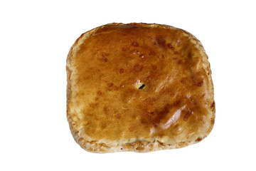 
tasty and healthy bread for a healthy diet. isolated on white background without shadows. easy to cut for your design.
