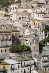 Fototapeta na wymiar Detail of the world heritage town Ragusa Ibla in Sicily