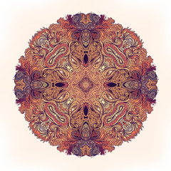 Mandala. Beautiful vintage round pattern