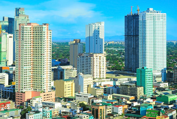 Fototapeta na wymiar Makati city , Manila, Philippines