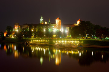 Fototapeta na wymiar Vavel Castle in Krakow