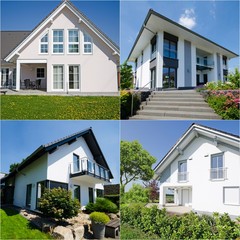eigenes Haus, Wohneigentum, Collage