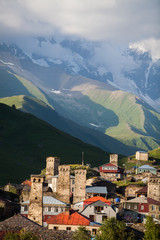 Obraz premium Village of Ushguli, Georgia