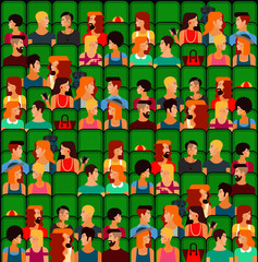 Cinema movie poster or banner template.